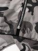 Fishtail Back Graphic Camo Jacket -  