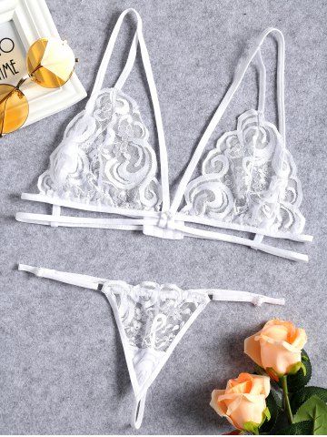 red snake sheer mesh cross back bralette 42 Red snake sheer mesh cross back bralette 42 sizes