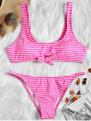 [19% OFF] Sweet Polka Dot Print Two-Piece Swimsuit For Women | Rosegal