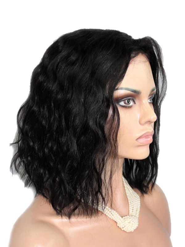 

Short Fluffy Heat Resistant Synthetic Wavy Wig, Black