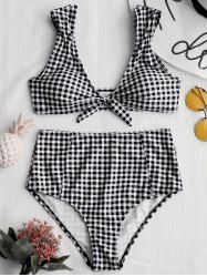 Maillot De Bain Vichy Coupe Haute -  