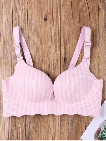 plus red scallop edge lace bra quilt