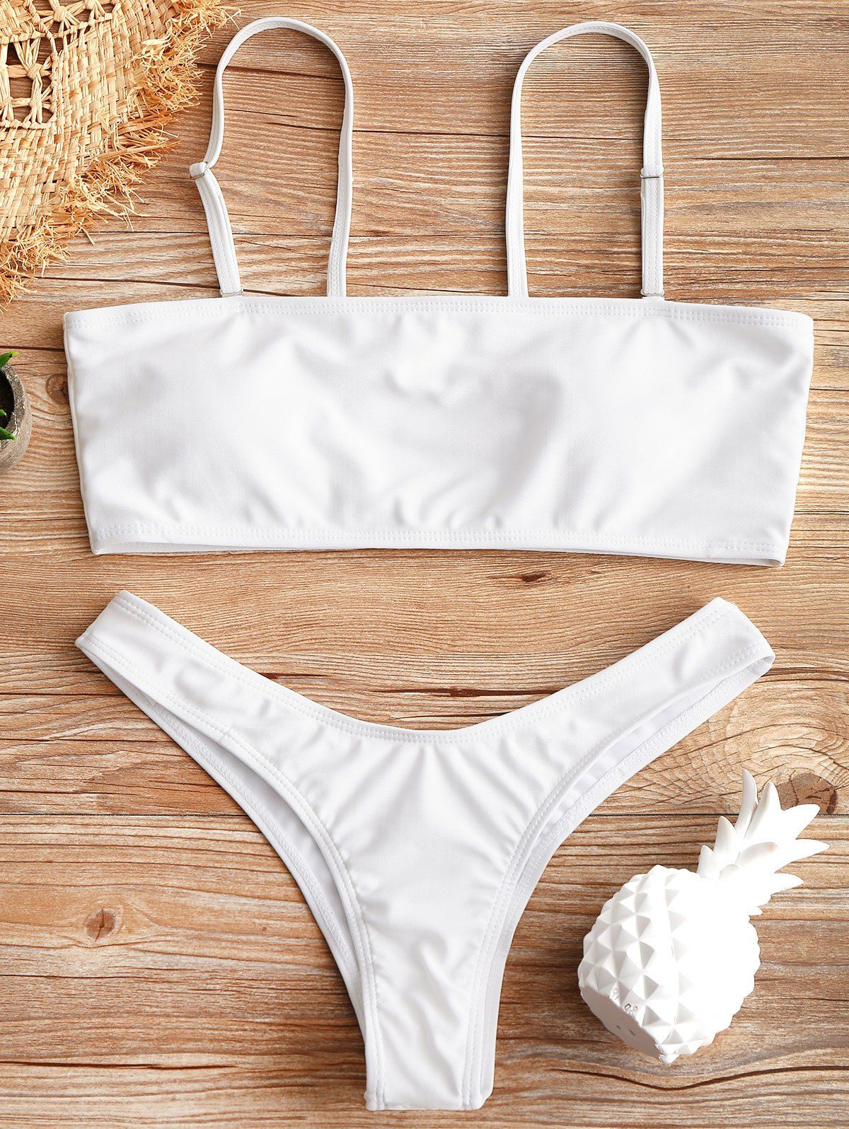 scrunch spaghetti bikini set