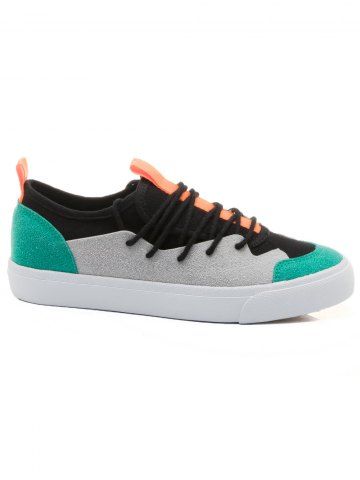 Outdoor Lace Up Sneakers - Green - 36 Outdoor Lace Up Sneakers - Green - 36