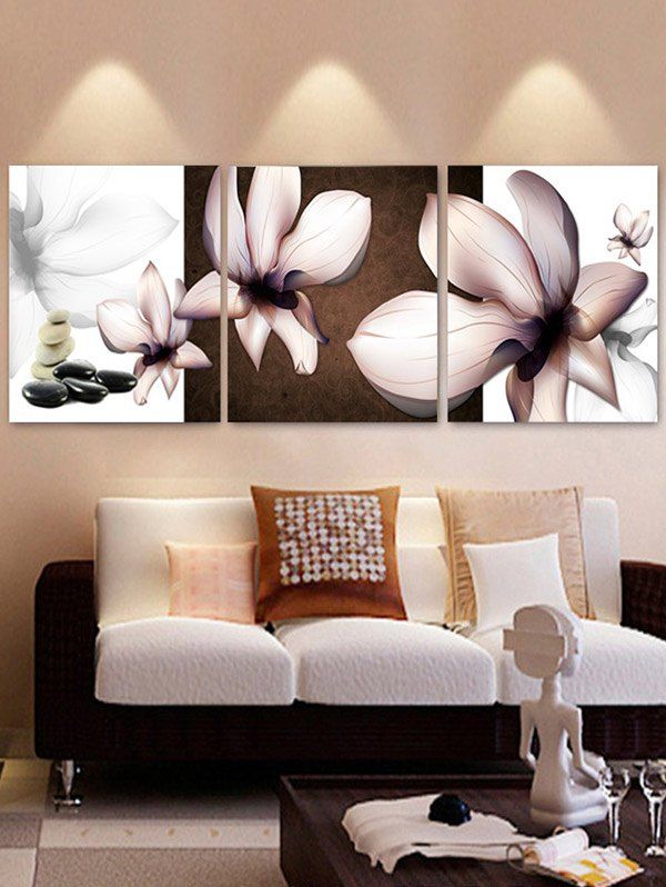 

Petal Print Home Decor Wall Art Painting, Colorful
