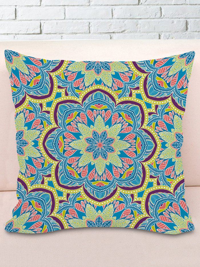 

Mandala Print Decorative Sofa Pillowcase, Colormix