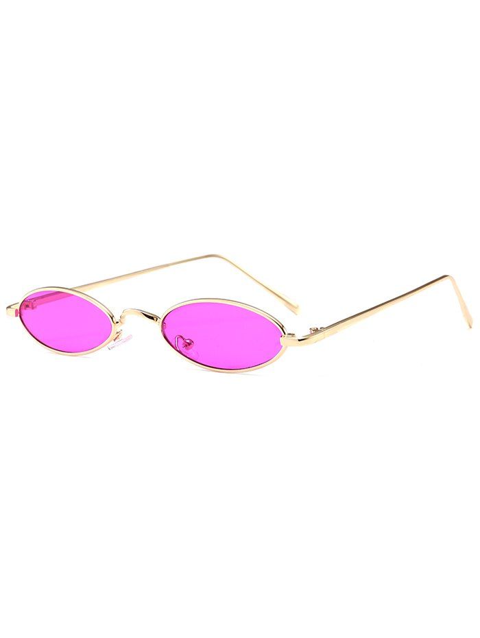 

Statement Metal Full Frame Steampunk Sunglasses, Purplish red