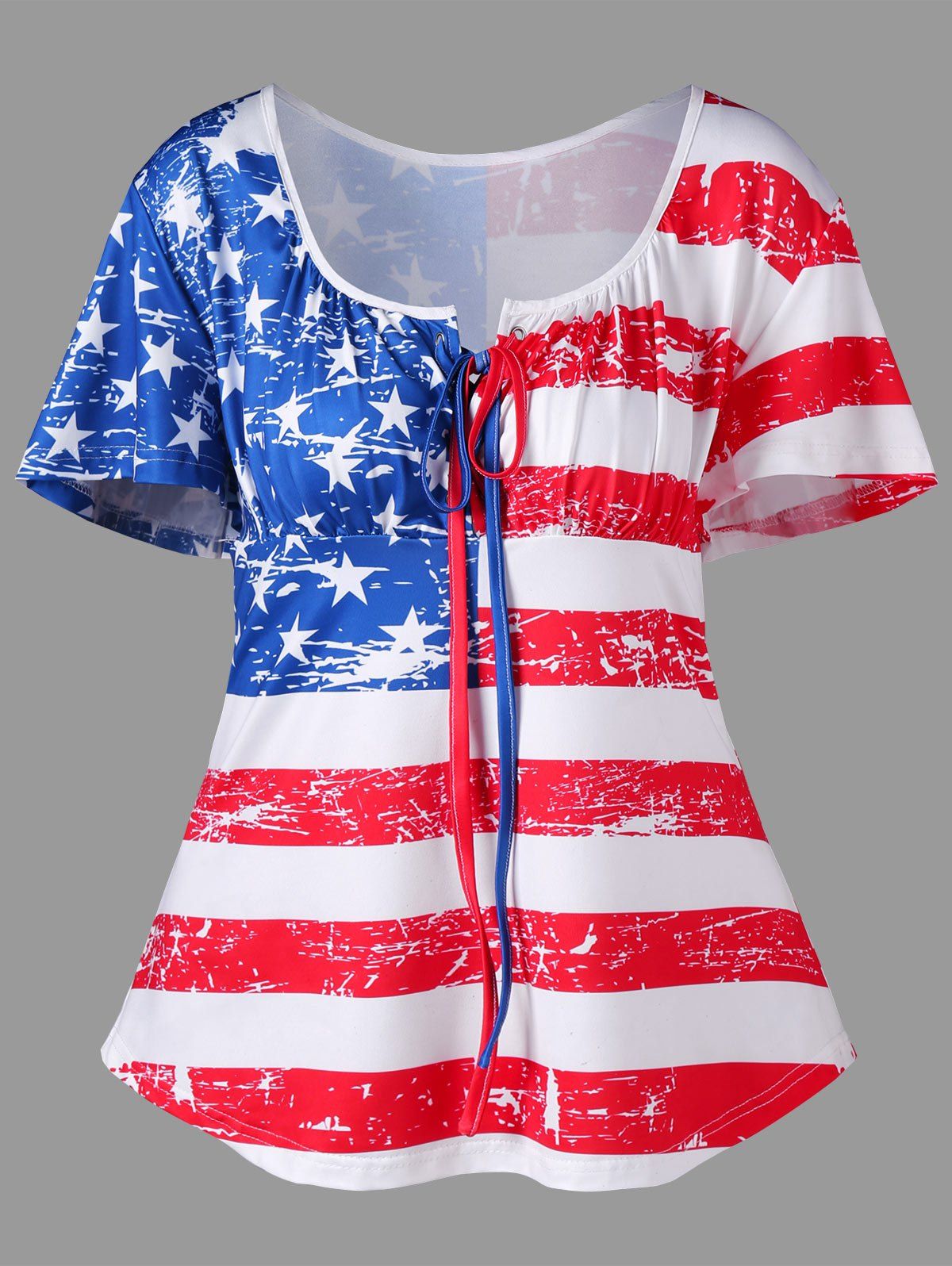 

Empire Waist Patriotic Tee, Colormix
