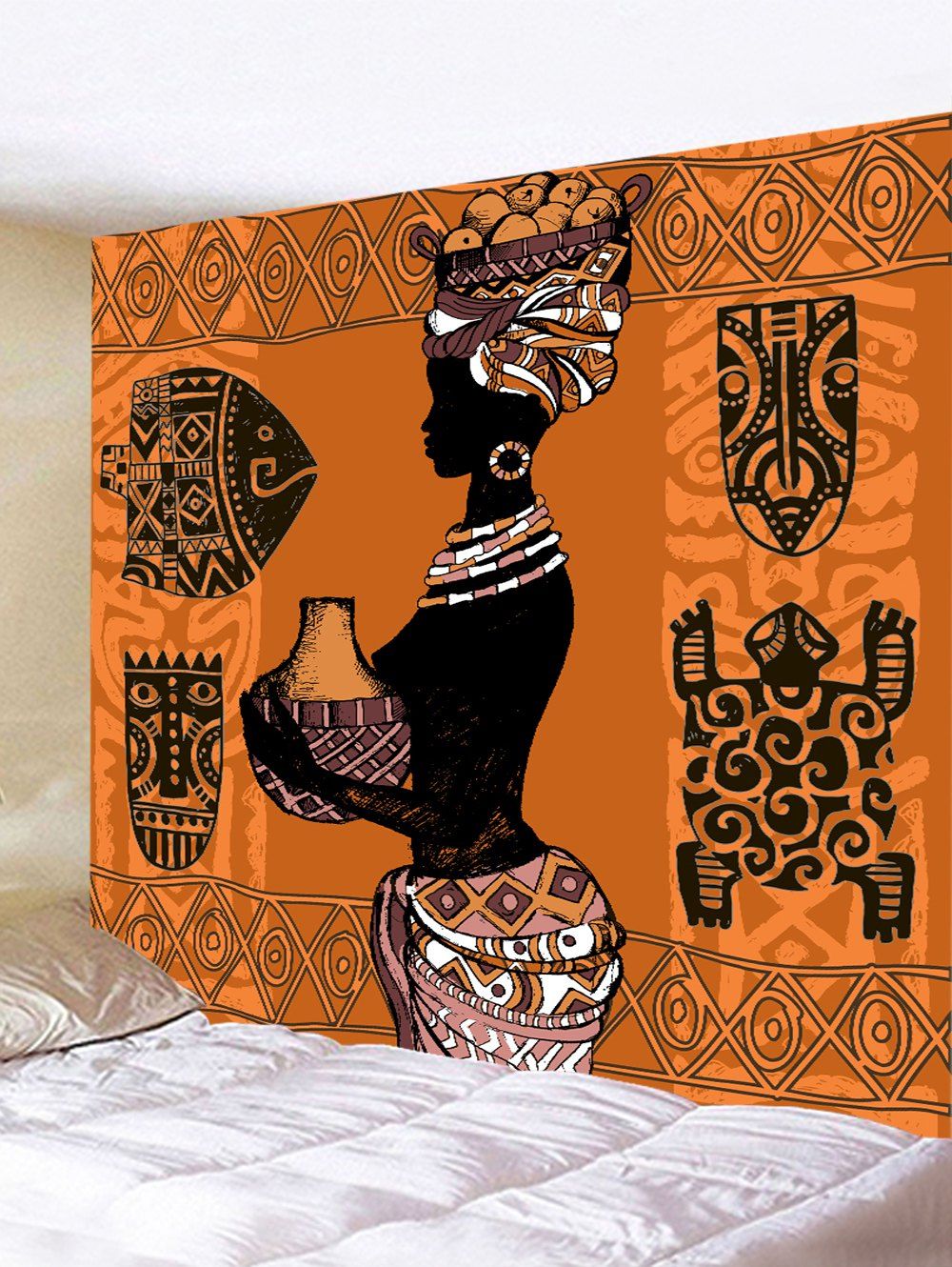 African Culture Print Tapestry Wall Hanging Art Decoration