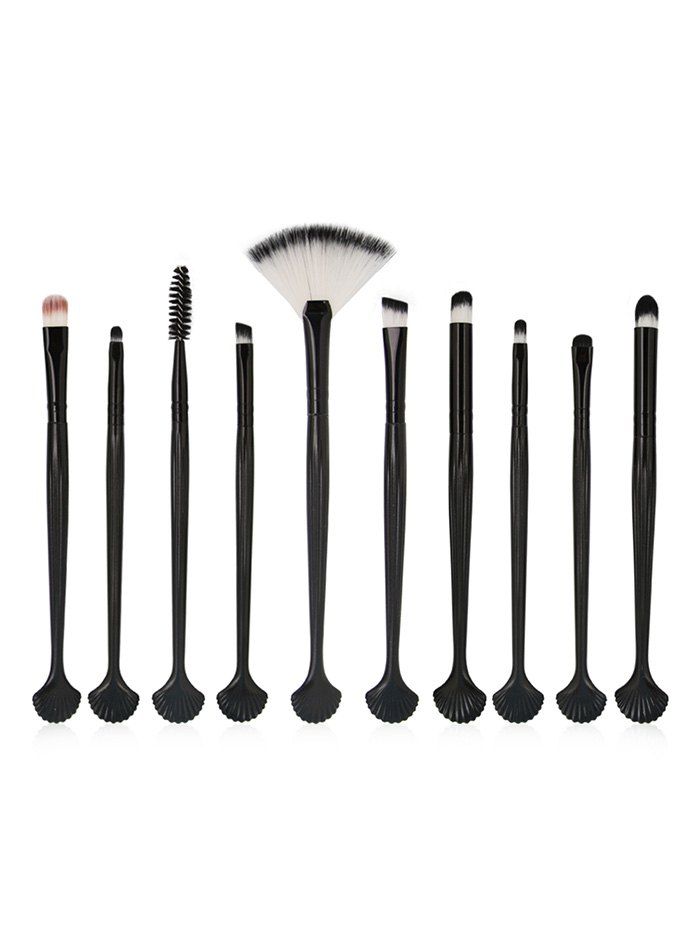 

Multifunctional Shell Shaped Eye Makeup Brush Set, Black