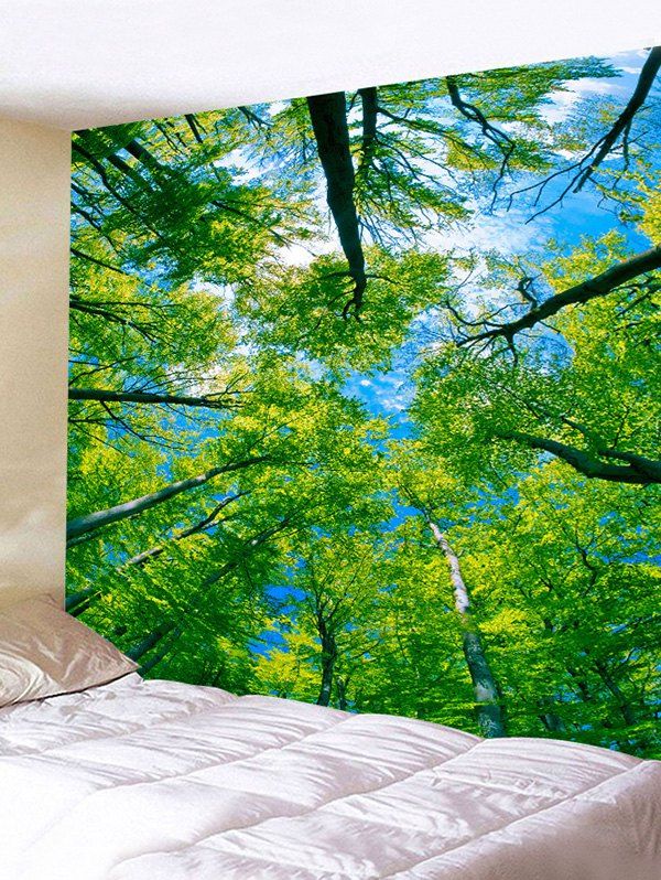 

Fine Day Forest Pattern Tapestry Wall Hanging Decoration, Multi