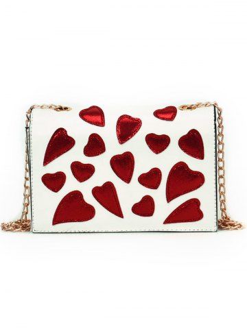 JILLSTUART]☆HEART COLOR MATCHING CHAIN CROSS BAG (JILLSTUART