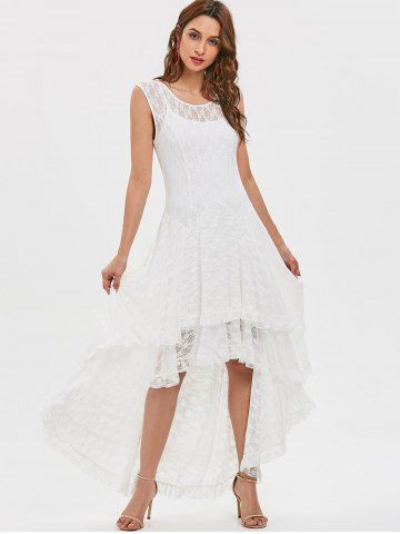 Black and White Lace Dress
