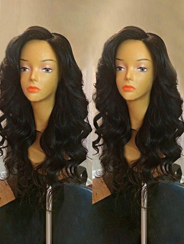 

Long Side Parting Loose Wave Synthetic Wig, Black