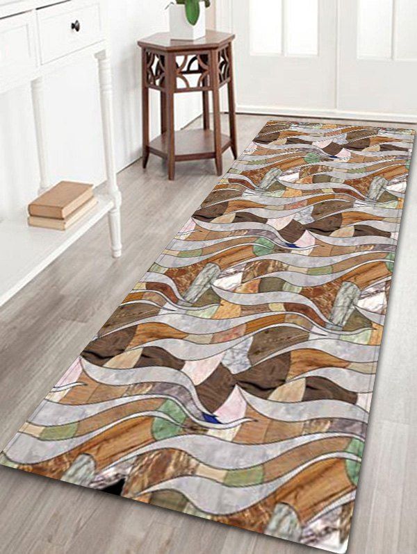 

Patterned Water Absorption Area Rug, Multi