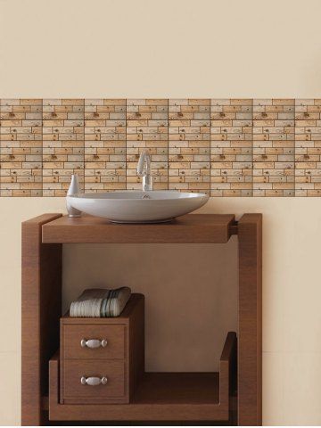Burlywood 1 Pcs 30 30cm Wood Grain Print Tile Sticker 1pcs Wood Grain Print Tile Sticker 1pcs