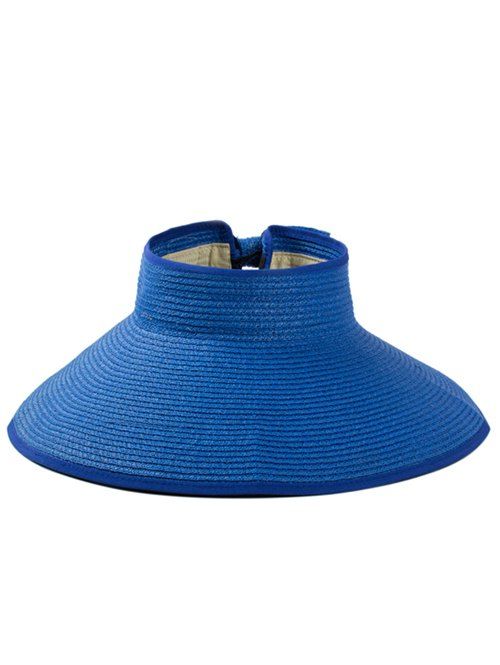 

Outdoor Open Top Foldable Sunscreen Hat, Sapphire blue