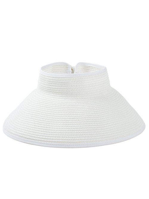 

Outdoor Open Top Foldable Sunscreen Hat, White