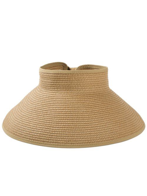 

Outdoor Open Top Foldable Sunscreen Hat, Cookie brown