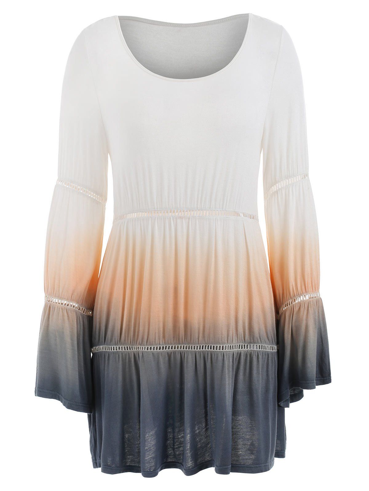 

Bohemian Style Ombre Tunic Top, Colormix