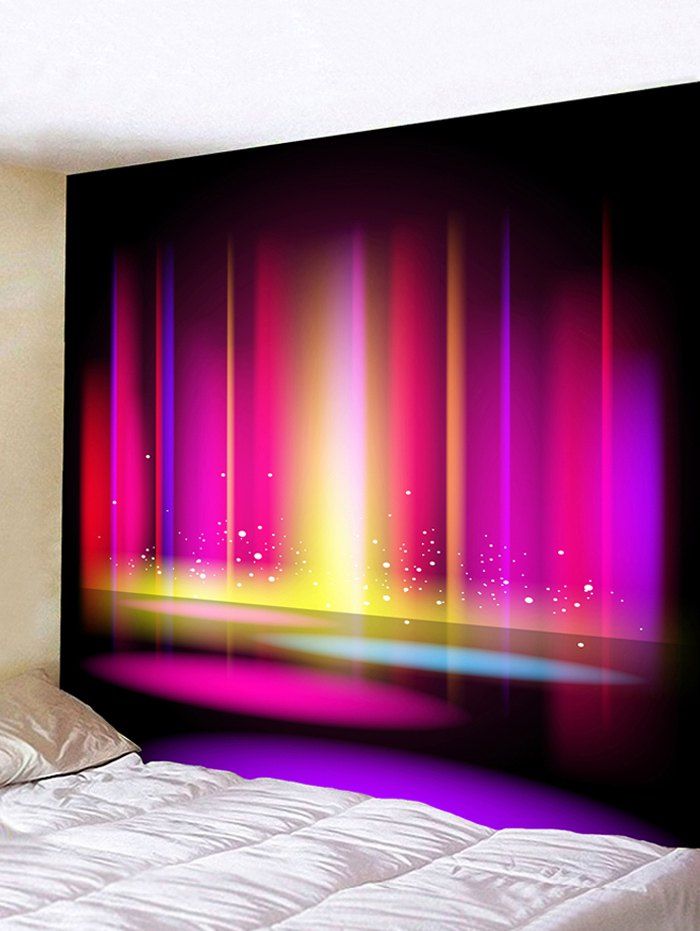 

Colorful Lights Printed Wall Decor Tapestry, Multi-g