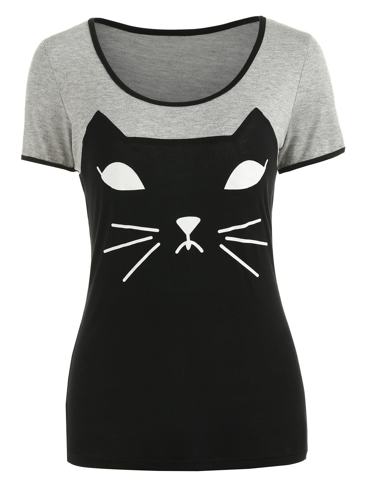 

Short Sleeve Black Cat T-shirt