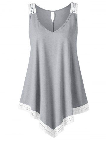 2019 plus size asymmetric sequins ombre tank top 2019 plus size asymmetric sequins ombre tank top