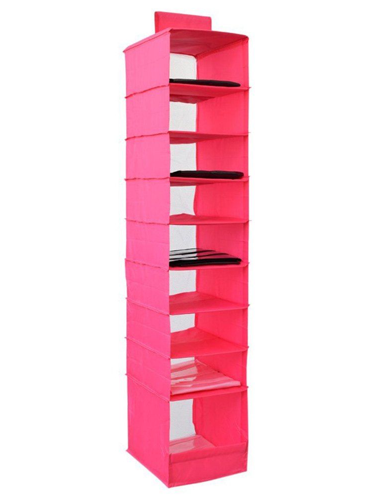 36 Off 9 Shelf Hanging Closet Organizer Storage Box For Clothes