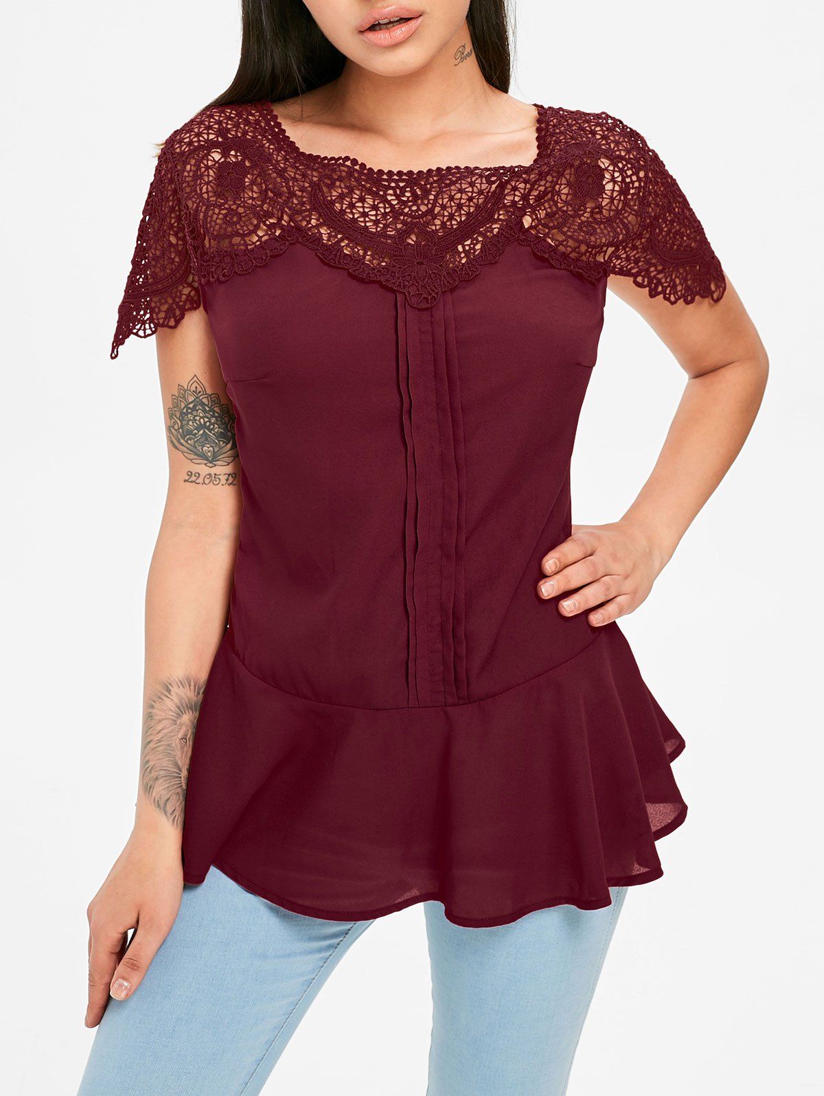 tunic peplum top