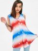 Draped Star Ombre Tank Top -  