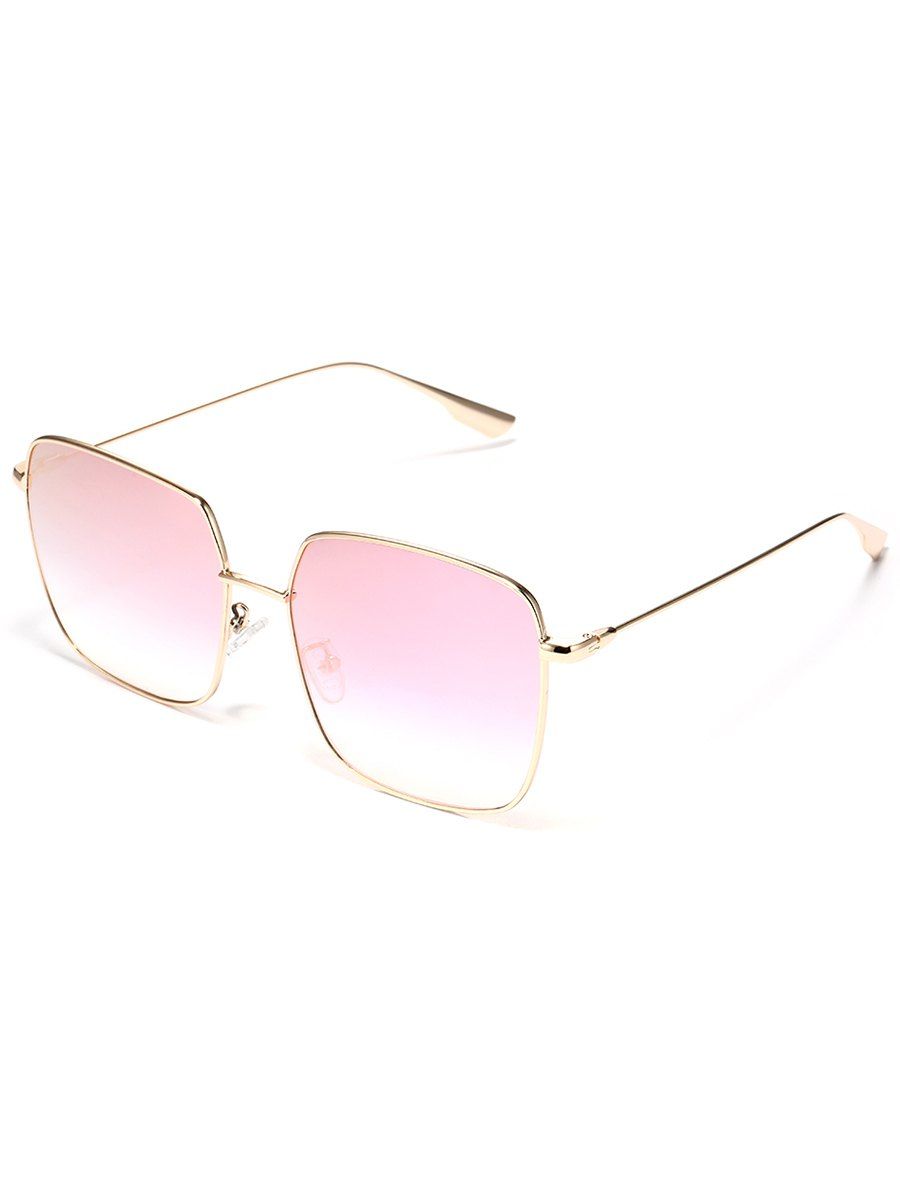 Lunettes Solaires Carrées Anti Fatigue en Dégradé de Couleurs et à Verres Plates Lunettes Solaires Carrées Anti Fatigue en Dégradé de Couleurs et à Verres Plates
