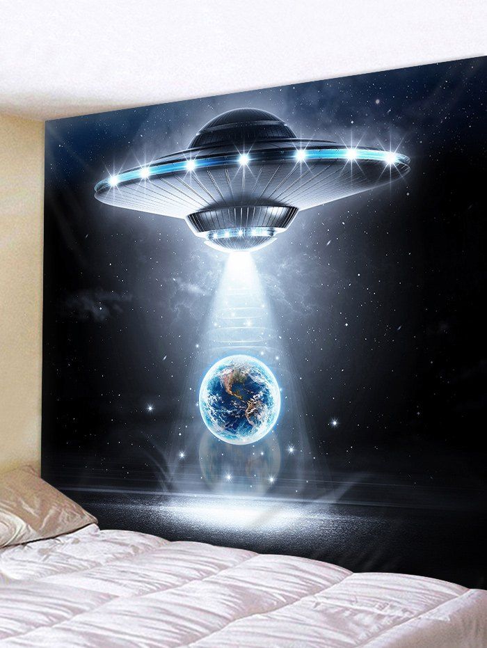 

Alien Spacecraft Print Wall Art Hanging Tapestry, Multi