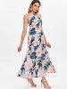 Robe Longue Sans Manches à Imprimé Floral -  