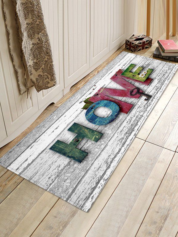 

HOME Board Printed Area Rugs Floor Mat, Multi