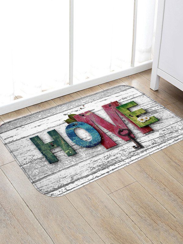 

HOME Board Printed Area Rugs Floor Mat, Multi