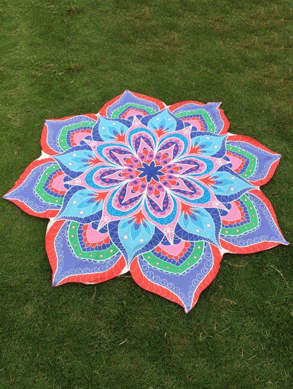 

Flower Beach Throw, Cloudy