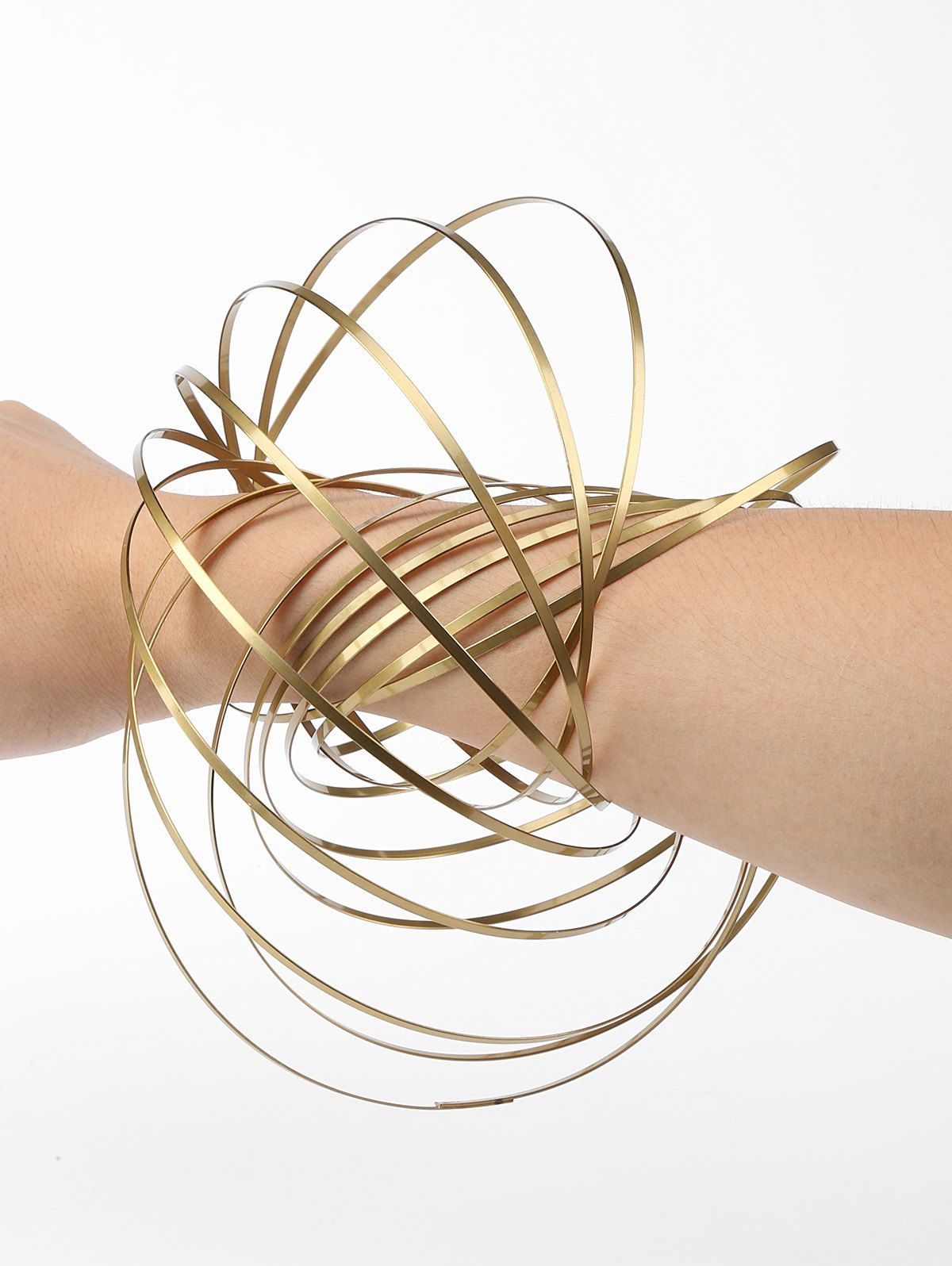 

The Original Kinetic Spring Flowtoys, Gold