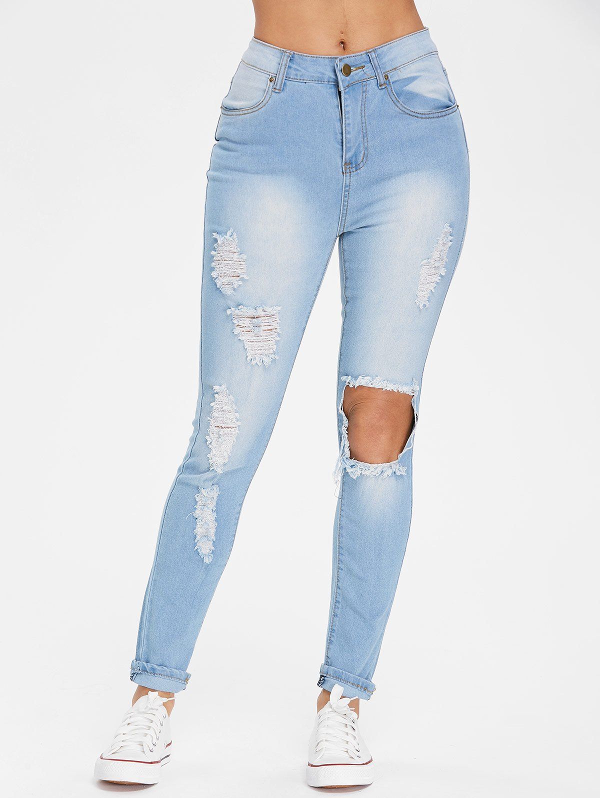 zara torn jeans