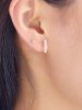 Rhinestoned Alloy Geometric Stud Earrings Set -  
