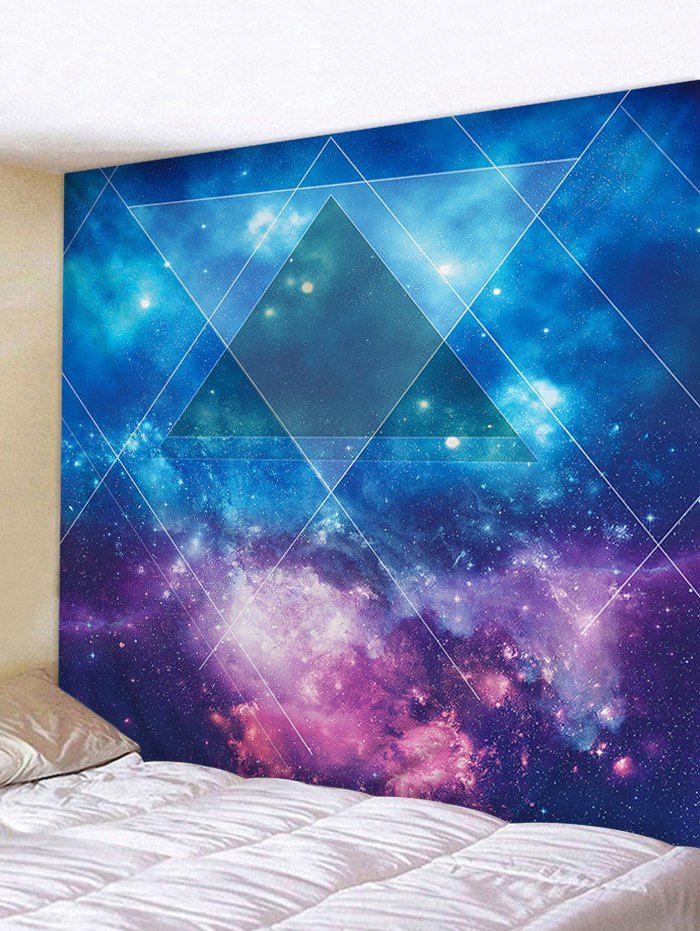 

Wall Hanging Art Geometric Galaxy Print Tapestry, Multi