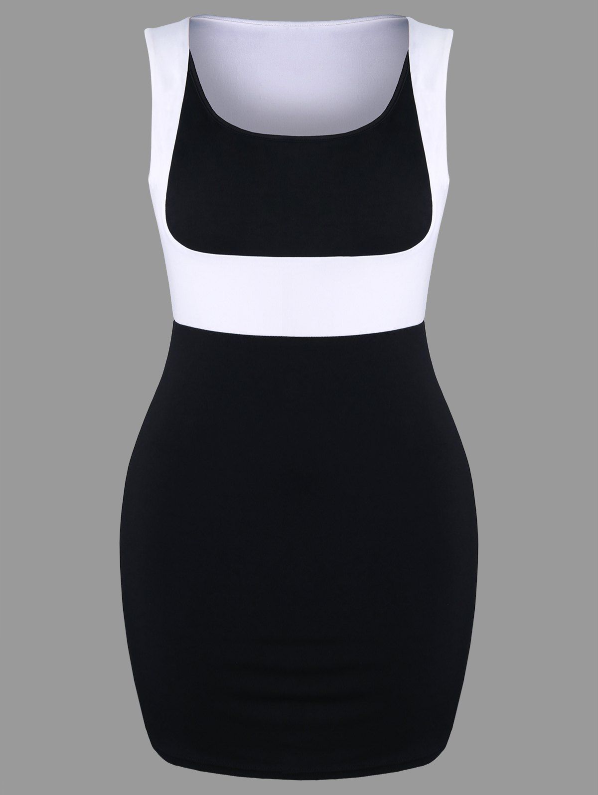 

Plus Size Sleeveless Bodycon Dress, Black