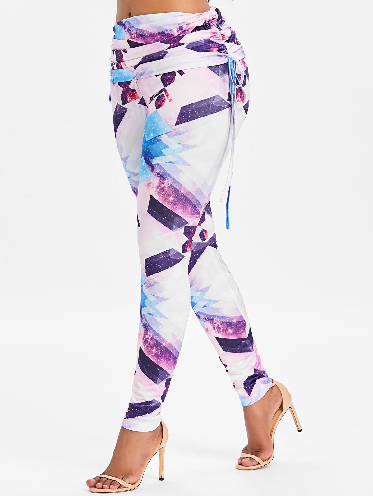 geometric workout leggings