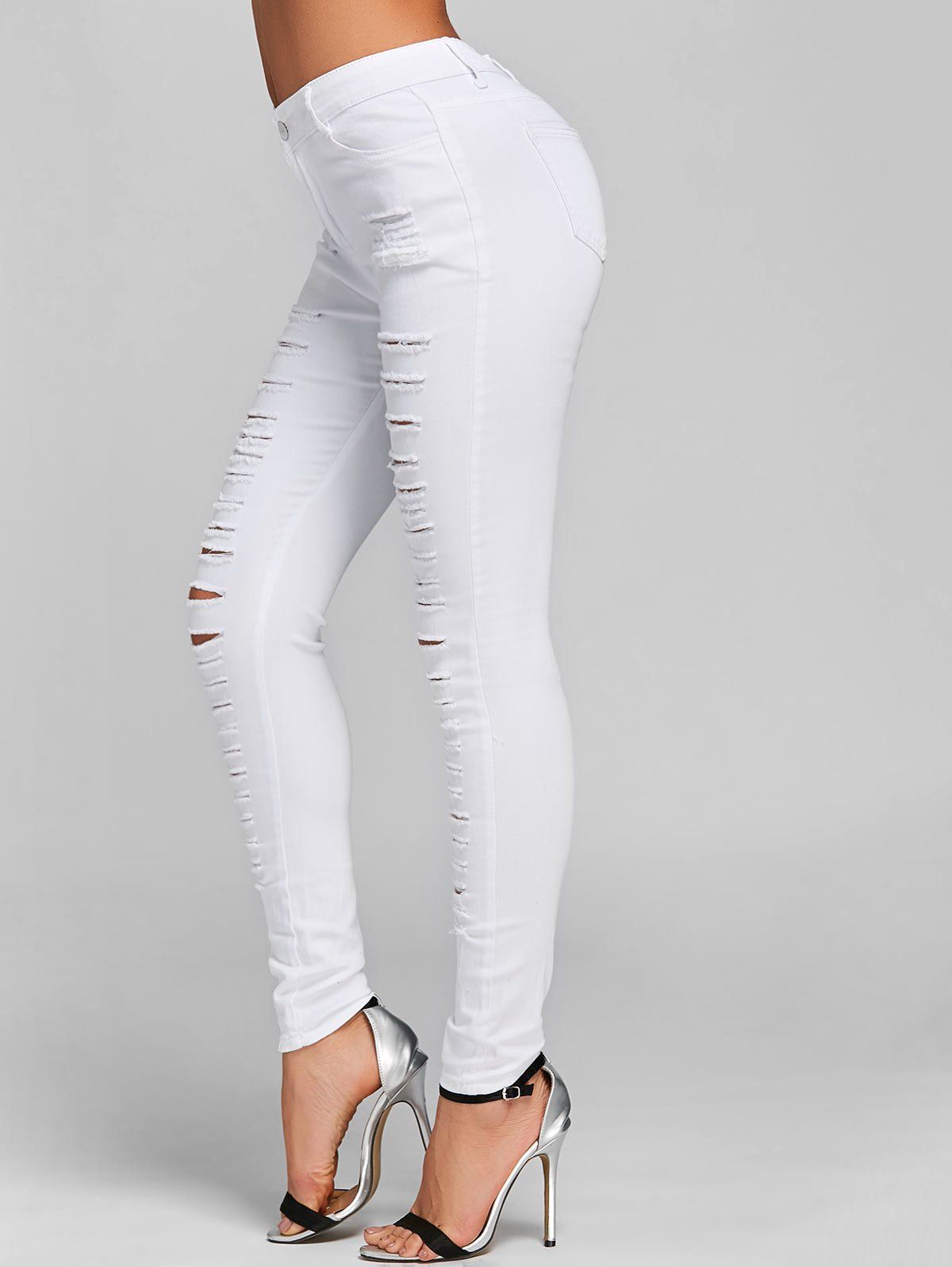 Outfits Distressed Skinny Jeans  