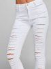 Distressed Skinny Jeans -  