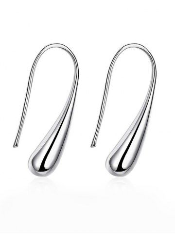 Earrings For Women Cute Online Rosegal Vintage Sterling Silver Water Drop Hook Earrings
