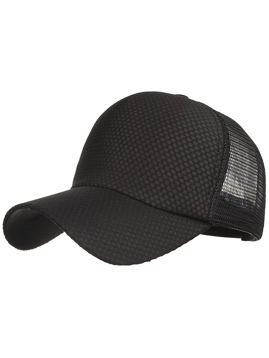 

Shimmer Mesh Adjustable Baseball Hat, Black