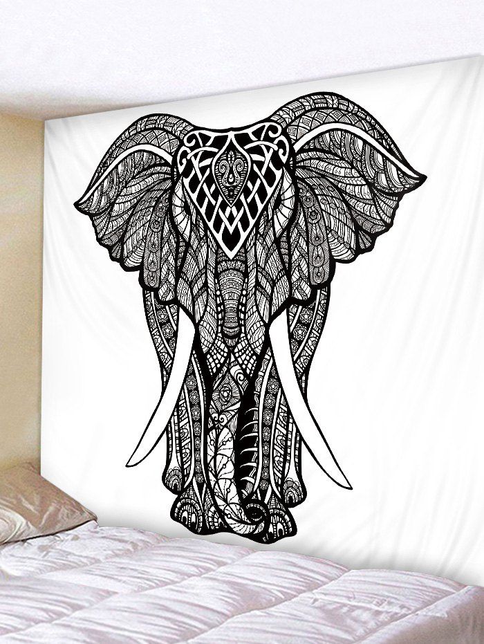 

Elephant Print Tapestry Wall Hanging Decor, Multi