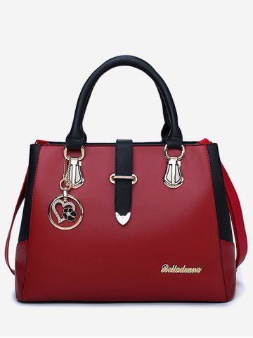 Fashion Shoes Footwear Trendy Handbags Purses For Women And Men Heart Pendant Metallic Causal Handbag
