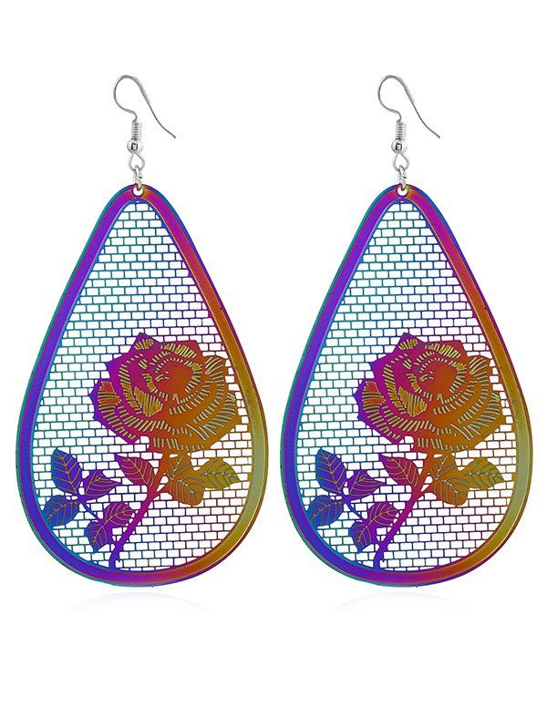 

Vintage Floral Decorative Boho Earrings, Multi