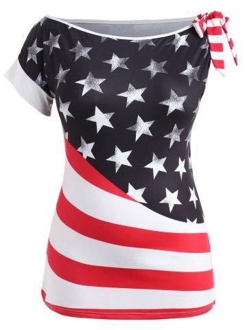 plus dollars under clothes rosegal clothing cheap discount patriotic flag shirt american